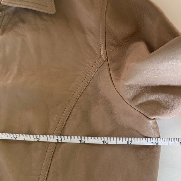 Coach Leather Shirt Jacket Size 8 - Picture 15 of 16